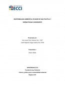 SOSTENIBILIDAD AMBIENTAL EN BASE DE UNA POLÍTICA Y NORMATIVIDAD CONGRUENTE