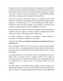 Impacto de los medios de comunicación