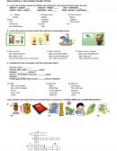 Examen dianostico primer grado