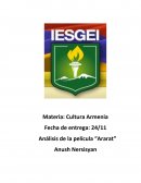 Análisis de la película “Ararat”