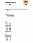 Trabajo sobre los indicadores economicos