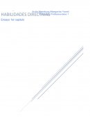 Habilidades directivas ensayo