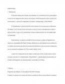 Epidemiologia Introducción