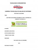 AUDITORÍA DE SEGURIDAD INFORMÁTICA PARA LA EMPRESA DE ALIMENTOS "VECONSA S.A.