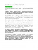 MARKETING Y EL VALOR PARA EL CLIENTE