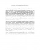 Preservacion del medio ambiente