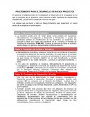 Desarrollo de nuevos productos