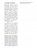 Analisis de La Mujer Habitada