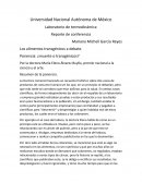 Ponencia: ¿muerte o transgénicos?