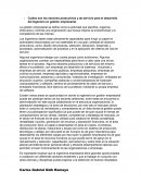 Cuáles son los sectores productivos y de servicio para el desarrollo del Ingeniero en gestión empresarial.