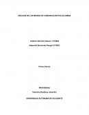ANÁLISIS DE LOS MEDIOS DE COMUNICACIÓN EN COLOMBIA