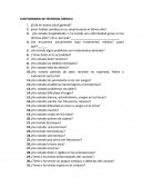 CUESTIONARIO DE HISTORIAL MEDICO