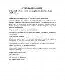 Aplicacion de encuesta de satisfaccion