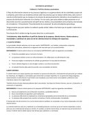 Actividad de aprendizaje 7 Evidencia 2: Perfil de clientes y proveedores