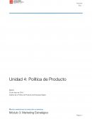 Análisis de la Política de Producto de Empresas Reales