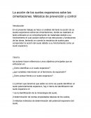 La acción de los suelos expansivos sobe las cimentaciones. Métodos de prevención y control