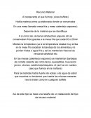 Recursos materiales de un restaurante