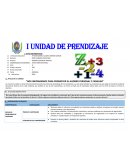 Unidad didactica 1 de Matemática