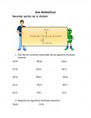 Guía Matemáticas división