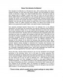 Essay “Don Quixote of la Mancha”