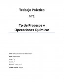 Tema: "Método de separación: Precipitación"