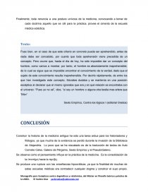 INFLUENCIA DEL ESCEPTICISMO EN LAS ESCUELAS MÉDICAS DE LA ANTIGUA GRECIA: LA ESCUELA MÉDICA METÓDICA Y LA EMPÍRICA. Página 14