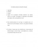 Actividades productivas de Ahucapan