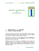 INTRODUCCION A LA ECONOMIA