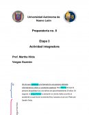 Español Etapa 4 Actividad Integradora