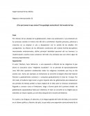 ¿Por qué somos lo que somos? Una geologia sociocultural del mundo de hoy