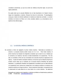 INFLUENCIA DEL ESCEPTICISMO EN LAS ESCUELAS MÉDICAS DE LA ANTIGUA GRECIA: LA ESCUELA MÉDICA METÓDICA Y LA EMPÍRICA. Página 12