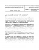 Psicologia educativa, entrevista a docentes