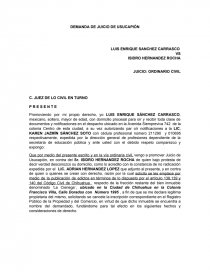 DEMANDA DE JUICIO DE USUCAPION - Documentos de Investigación - KARENSAANCHEZ