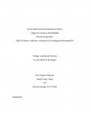 Taller de lectura, redacción e iniciación a la investigación documental IV.