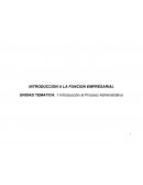 INTRODUCCION A LA FUNCION EMPRESARIAL