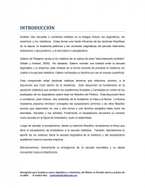 INFLUENCIA DEL ESCEPTICISMO EN LAS ESCUELAS MÉDICAS DE LA ANTIGUA GRECIA: LA ESCUELA MÉDICA METÓDICA Y LA EMPÍRICA. Página 2