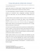 ¿Donde estas, hermano?