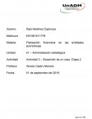 Planeación financiera en las entidades económicas