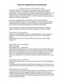 Segmentación de productos
