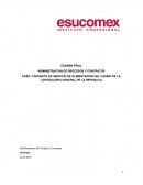 Contrato servicio de alimentacion contraloría general de la republica