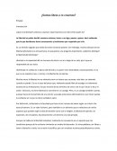 ¿Somos libres o lo creemos?