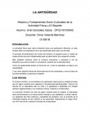 Historia y Fundamentos Socio-Culturales de la Actividad Física y El Deporte