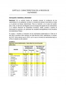 CARACTERÍSTICAS DE LA REGIÓN DE VALPARAÍSO