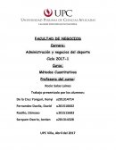 Administración y negocios del deporte Métodos