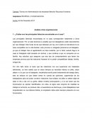 Análisis clima organizacional