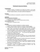 Secuencia Didáctica - Exploración