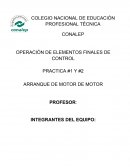 REPORTE DE PRACTICA DE ARRANQUE DE MOTOR