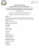 TEMA: “PREVENCION DE LA BRONQUITIS CRÓNICA”