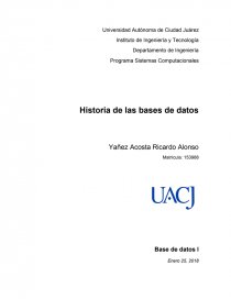 Modelos de Bases de Datos.. Página 1