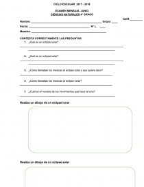 EXAMEN MENSUAL JUNIO. Página 1
